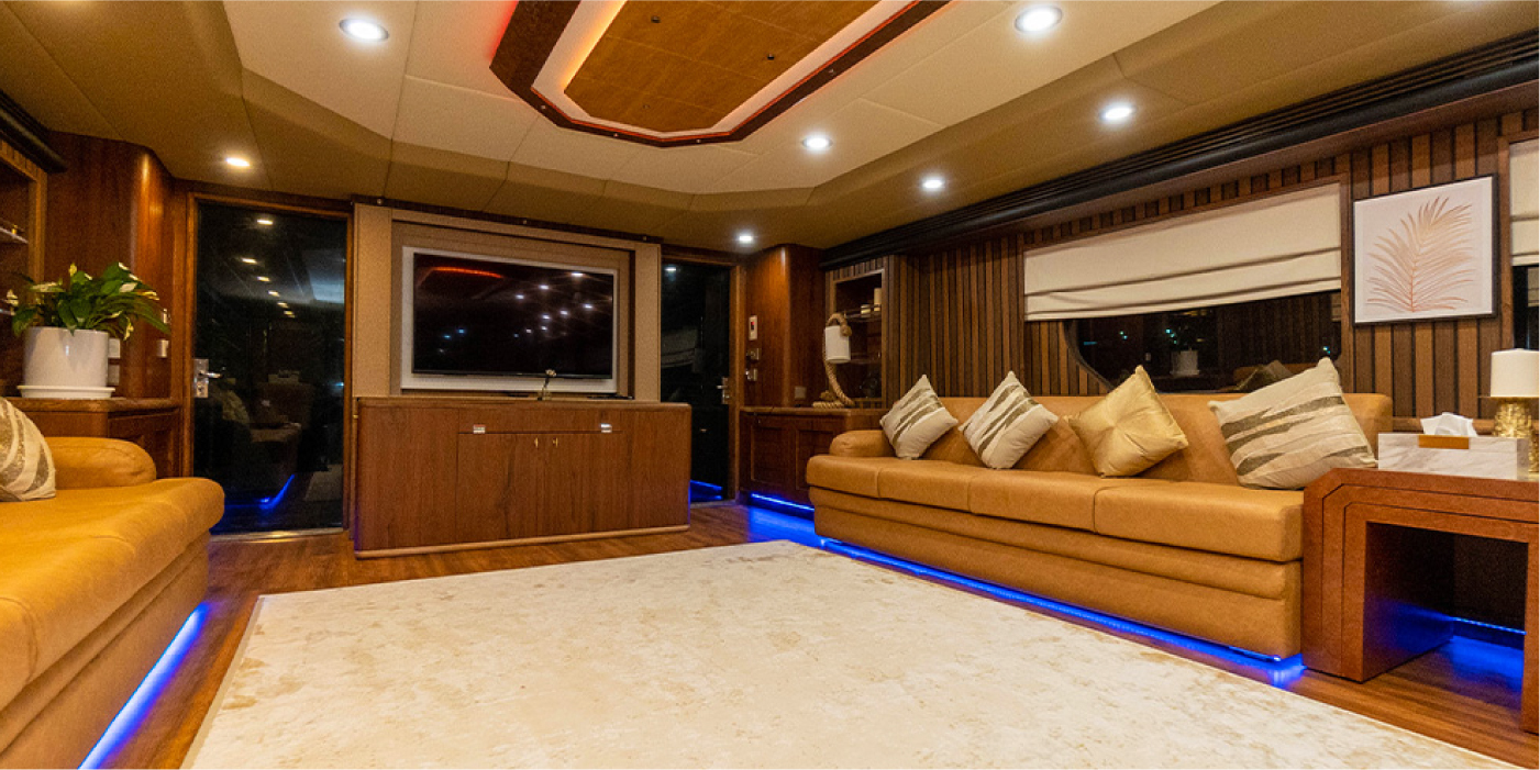 Main Saloon TV